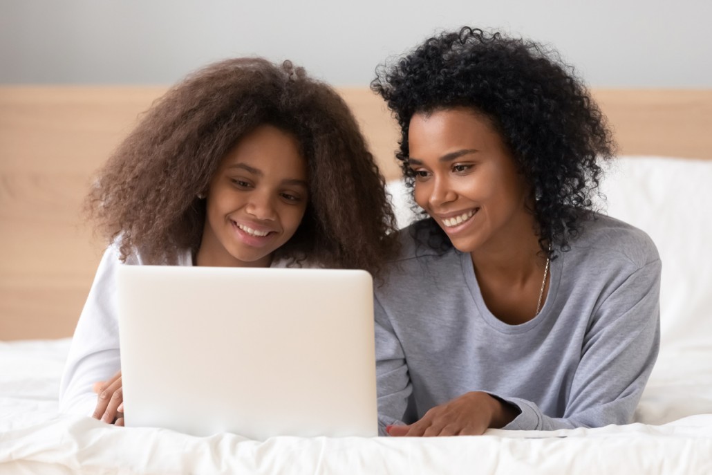 a mother and daughter learning about social pragmatic communication disorder