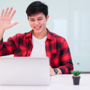 A young man learning tips to help stop stuttering