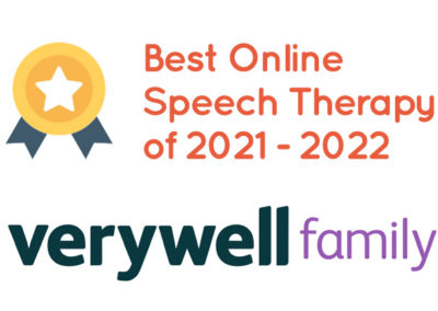 Rated Best Overall Virtual Speech Therapy 2 years in a row (2021/2022) by Very Well Family