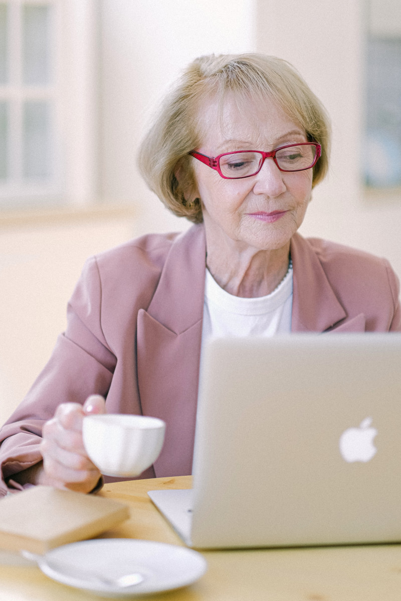 a woman at home who recently suffered a stroke is getting speech therapy