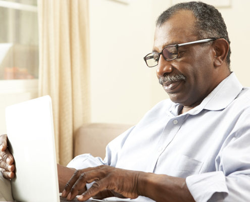 senior man representing National Alzheimer’s Month: Value of Speech Therapy to Manage the Disease