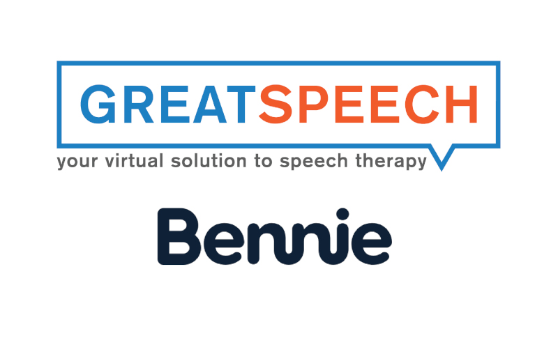 Great Speech and Bennie Announce Partnership to Expand Access to Virtual Speech Therapy for Members of All Ages