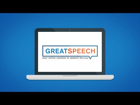 YouTube Video about how Great Speech online Therapy works
