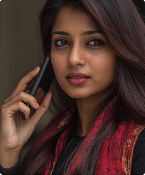accent-reduction-1 Woman with phone