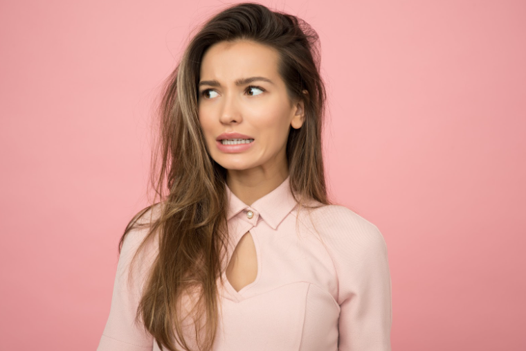 a woman during her accent modification class working on her mouth patterns